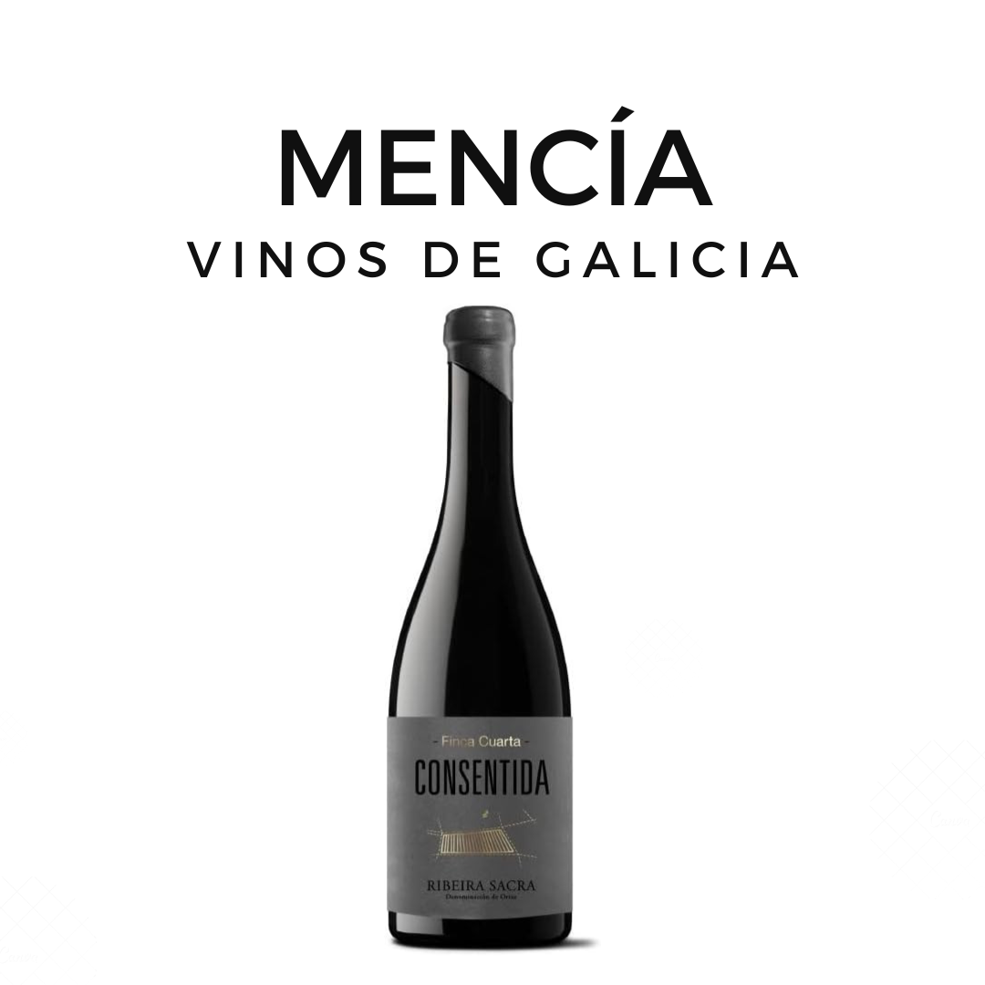 Comprar Vino Mencía Ribeira Sacra Consentida de las Bodegas Finca Cuarta con la exquisita UVA MENCIA